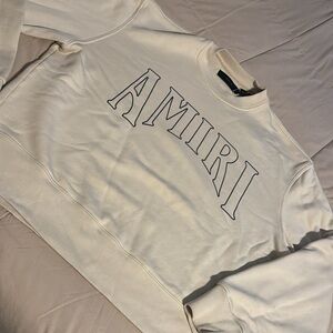 AMIRI Cream Women's sweatshirt with tags worn once
